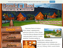 Tablet Screenshot of domkiubasi.pl